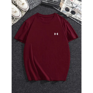 Premium Under Armour T-shirt Maroon For Men (WA150)