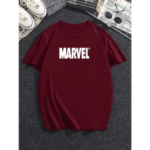 Premium Marvel T-shirt Maroon For Men (WA156)