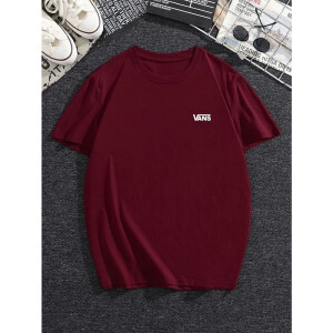 Premium Vans T-shirt Maroon For Men (WA159)