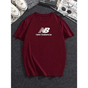 Premium New Balance T-shirt Maroon For Men (WA160)