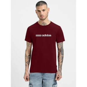 Premium Adidas T-shirt Maroon For Men (WA171)