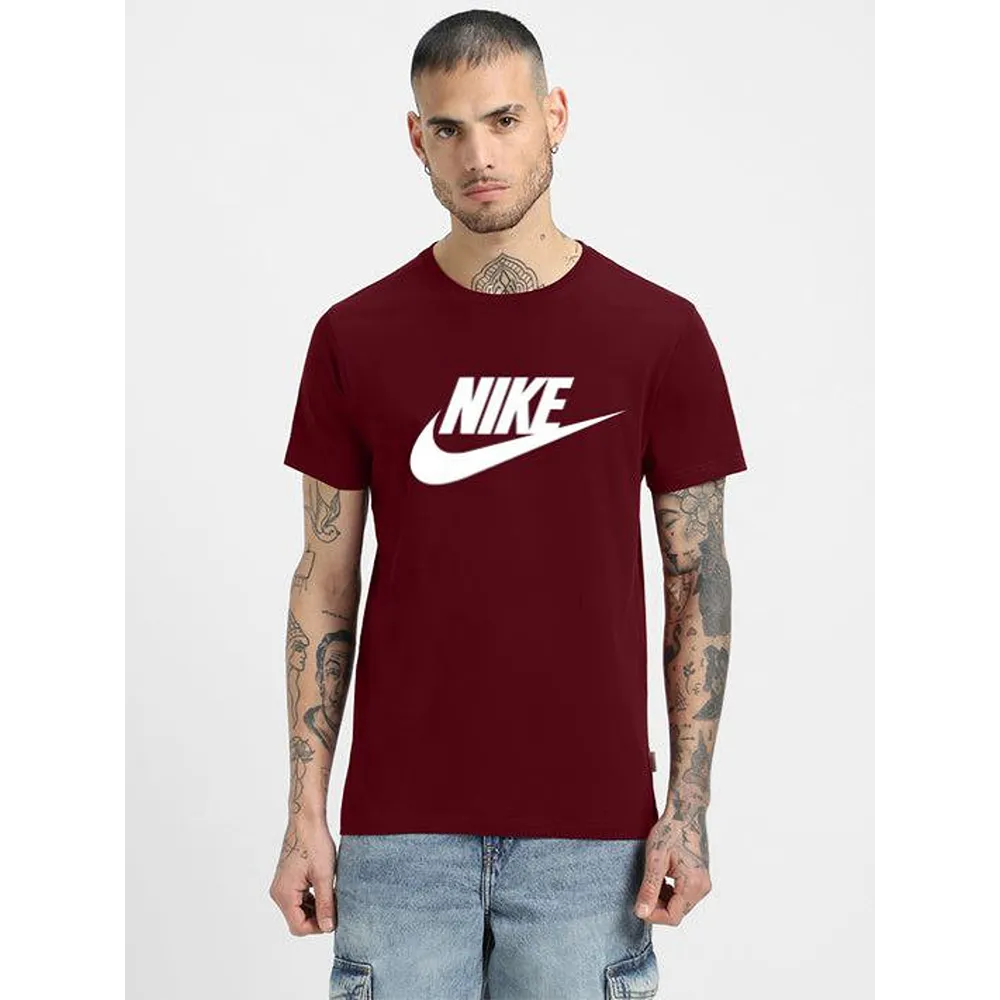 Premium Nike T-shirt Maroon For Men (WA180)