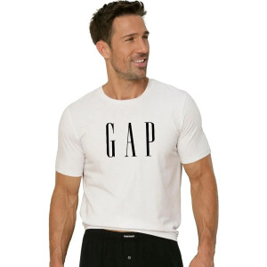 Premium Gap T-shirt White For Men (WA52)