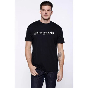 Premium Palm Angels T-shirt Black For Men (WA98)