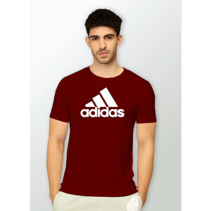 Premium Adidas T-shirt Maroon For Men (WA199)