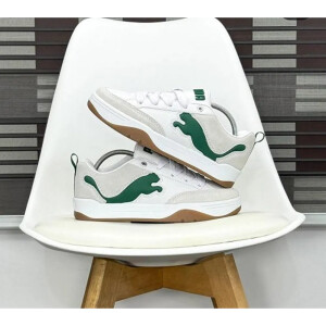 Puma Park Lifestyle SD Sail White Green for Men's Shoes (BSF222)
