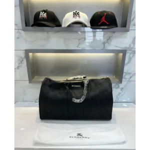 Burberry Black Premium Travel Duffel Bag (BSF295)