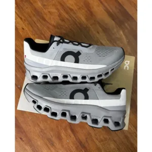 On Running Cloudmonster Alloy Silver Shoes For Men (BOT64)