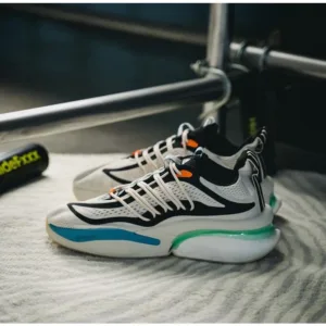 Adidas Alpha Boost V1 Green Solar Gold Shoes For Men (BOT101)