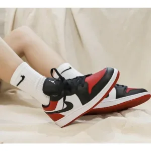 Air Jordan Retro 1 Low Bred Shoes For Men (SZ28)