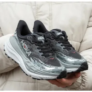 Hoka Stinson Atr 7 Black Shoes For Men (BOT136)