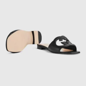 Gucci Interlocking G Slides with Original Box, Carry Bag & Packaging For Women (BSF416)