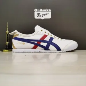 Onitsuka Tiger Mexico 66 Slip On "Blue Red Metallic Gold" For Men's Shoes  (BSF421)