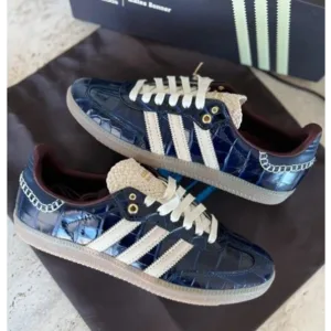 Adidas Samba X Wales Collegiate Navy  For Men's Shoes (BSF434)