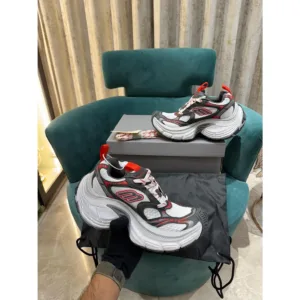 Balenciaga 10xl Sneaker Black Red Shoes For Men (LAZ317)