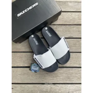 Skechers Hyper Burst Slide Adjust Velcro White For Men (BSF523)