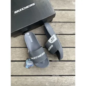 Skechers Hyper Burst Slides Masco Pro Grey For Men (BSF530)