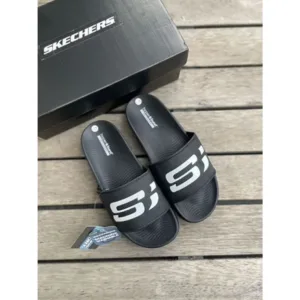 Skechers Hyper Burst Slides Gambix 2.0 Black For Men (BSF532)