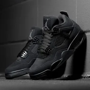 Air Jordan Retro 4 "Black Cat" Shoes For Men (LAB498)