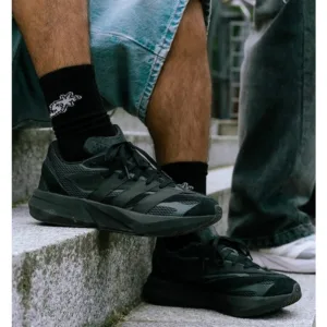 Adidas Light Blaze Shoes Core Black For Men (BOT526)