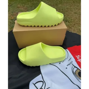 Adidas Yeezy Slide Glow Green For Men (LAZ425)