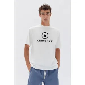 Premium Cotton Converse T-shirt White For Men (WA223)