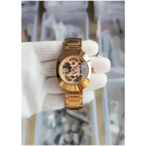 Rado Watch Diastar Automatic Skeleton Gold For Men (FIT540)