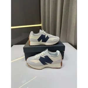New Balance 327 White Navy Shoes For Men (LAB829)