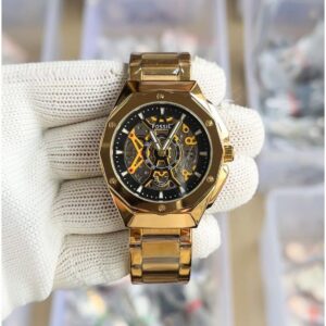 Stylish Fossil Watch Evanstone Automatic Skeleton For Men (LAB1239)