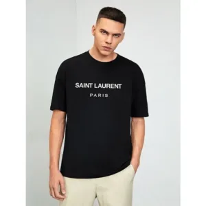 Trendy Super Soft Cotton Saint Laurent T-shirt For Men (WA336)