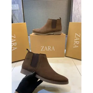 Zara Chelsea Suede Brown For Men (LAB731)