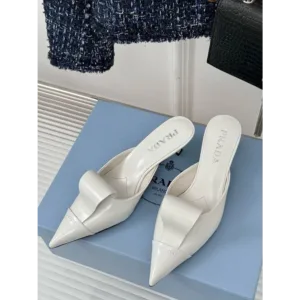 Prada Brushed Heel Mule For Women (LAB777)