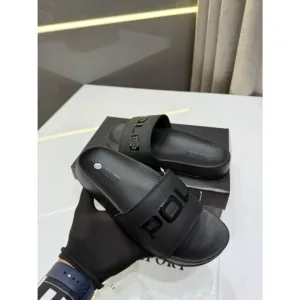 Polo Flip Flops Black For Men (ETS326)