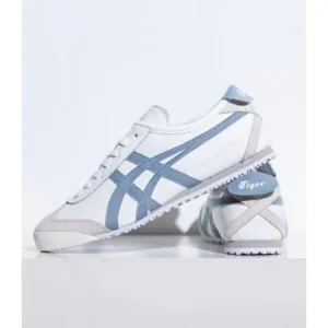 Onitsuka Tiger Mexico 66 Slip On White Blue Shoes For Women (BSF1042)