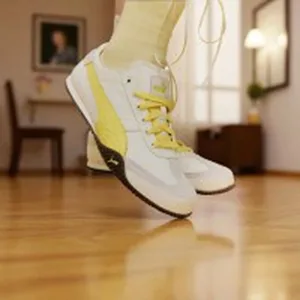 Puma Bella Ut Canvas White Yellow Shoes For Women (BSF1043)