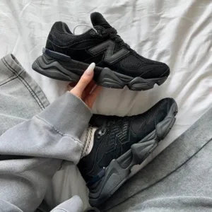 Imported New Balance 9060 Full Black Shoes For Men (BSF1072)