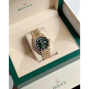 Rolex Oyster Watch  Perpetual Day Date 40 Battery Working Like Automatic For Men (CSO1631)