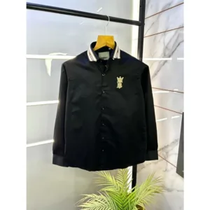 Trendy Burberry Shirt Black For Men (BOT1064)