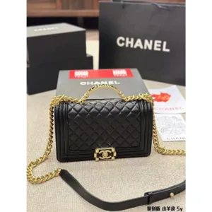 Premium Chanel Shimmer Leboy Bag With Box For Women (TB07)