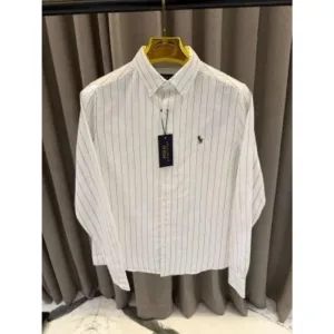 Trendy Ralph Lauren Lining Shirt White For Men (BOT1079)