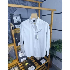 Trendy Armani Exchange Shirt White For Men (BOT1090)