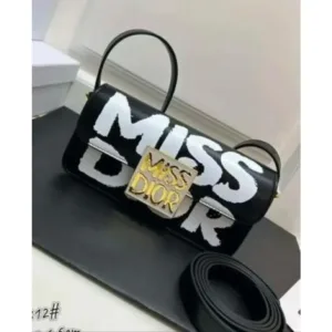 Premium Dior Miss Flap Shoulder Bag With Og Box Carry Bag For Women (TB59)