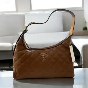 Guess Rianee Handbag Eco Quilted 30cm With OG Box For Women (SZ787)