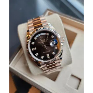 Rolex Oyster Watch Perpetual Day Date 40 Battery Working Like Automatic For Men (SL787)