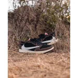 Premium Air Jordan Low X Travis Scott Dark Mocha Shoes For Men (FT474)