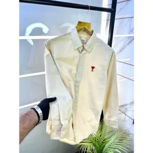 Trendy Amiri Shirt Beige Oxford For Men (BOT1012)