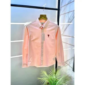 Trendy Amiri Shirt Pink Oxford For Men (BOT1013)