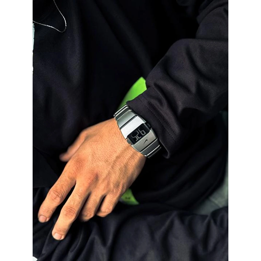 Nike Triax Watch Sand Grey Digital Heavy Quality For Men (SL796)