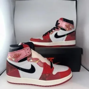 Premium Nike Air Jordan 1 Across The Spider Verse Heavy Glow Shoes For Men (SL676)