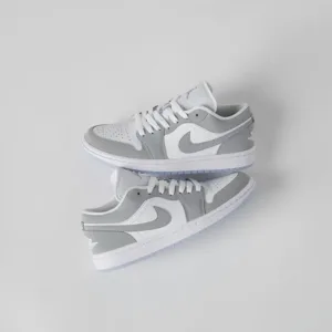Premium Nike Air Jordan Retro 1 Low Wolf Grey Shoes For Men (SL679)